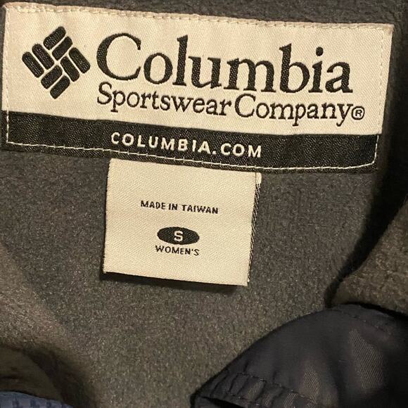 Columbia Sportswear Fleece Lined‎ Zip-Up Nylon Windbreaker Jacket Women’s Sz Sm - Picture 3 of 4